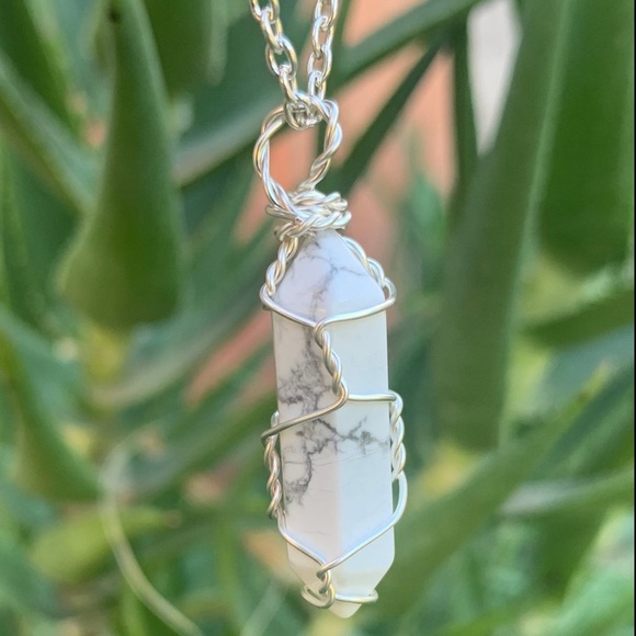 Magic Moon Jewelry - Handcrafted Howlite Crystal Necklace
